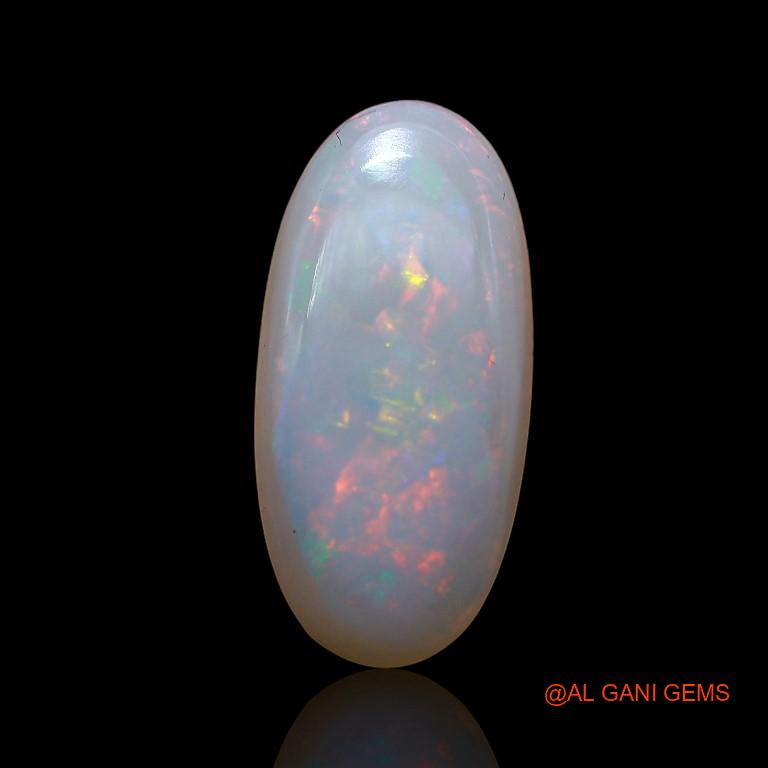 2.65 Cts Unheated Australian Fire Opal Loose Gemstone Oval Cabochon Natural 16x8x3 mm A-773
