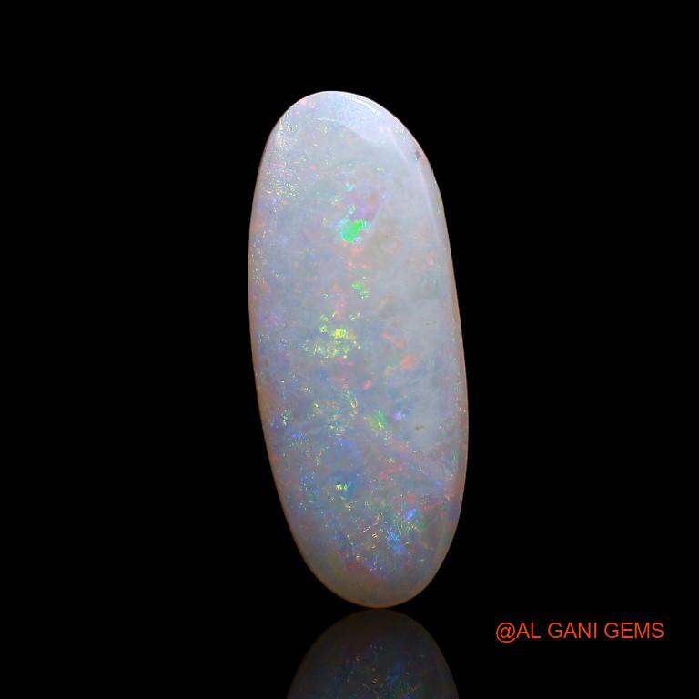 2.40 Cts Natural Australian Fire Opal Loose Gemstone Oval Cabochon 17x7x2 mm A-774