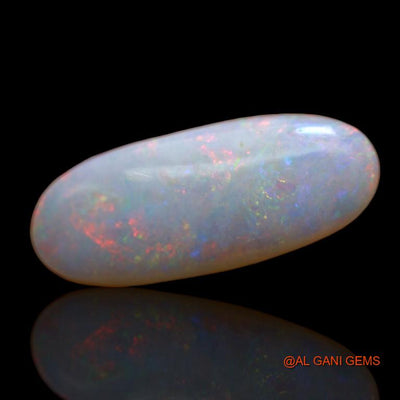 2.40 Cts Natural Australian Fire Opal Loose Gemstone Oval Cabochon 17x7x2 mm A-774