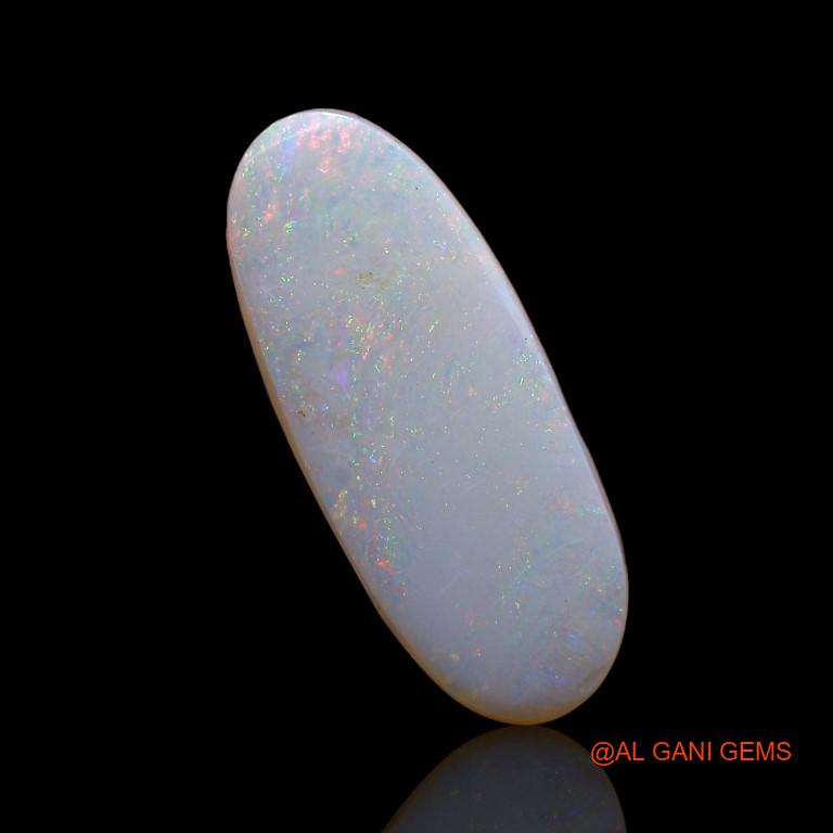 2.40 Cts Natural Australian Fire Opal Loose Gemstone Oval Cabochon 17x7x2 mm A-774