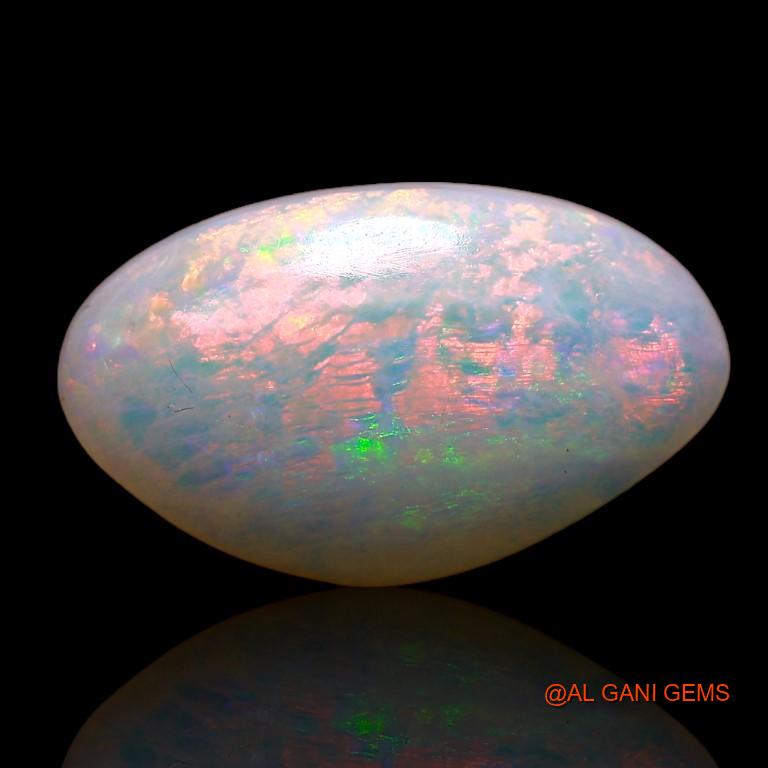Natural Fire Opal Gemstone 3.10 Cts Loose Fancy Cabochon From Australia 14x8x4 mm A-776
