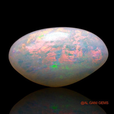 Natural Fire Opal Gemstone 3.10 Cts Loose Fancy Cabochon From Australia 14x8x4 mm A-776