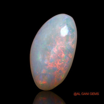 Natural Fire Opal Gemstone 3.10 Cts Loose Fancy Cabochon From Australia 14x8x4 mm A-776