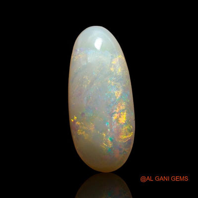 3.40 Cts Natural Australian Fire Opal Loose Gemstone Oval Cabochon 17x7x4 mm A-777