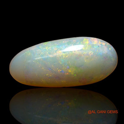 3.40 Cts Natural Australian Fire Opal Loose Gemstone Oval Cabochon 17x7x4 mm A-777