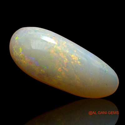 3.40 Cts Natural Australian Fire Opal Loose Gemstone Oval Cabochon 17x7x4 mm A-777