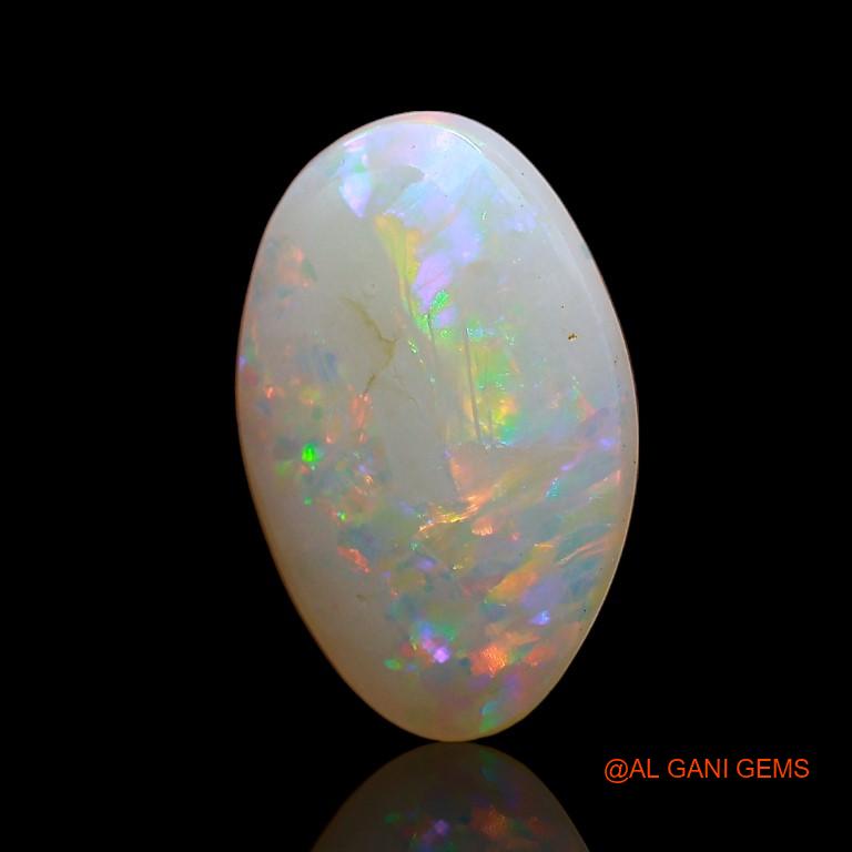 3.05 Cts Natural Australian Fire Opal Loose Gemstone Oval Cabochon 13x9x4 mm A-778