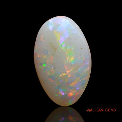 3.05 Cts Natural Australian Fire Opal Loose Gemstone Oval Cabochon 13x9x4 mm A-778