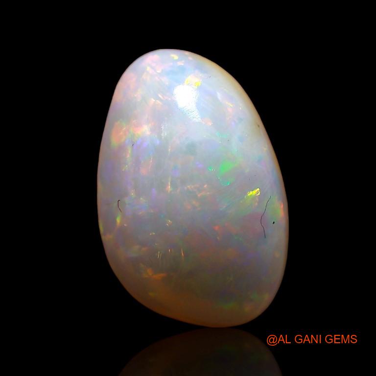4.20 Cts Natural Australian Fire Opal Loose Gemstone Fancy Cabochon 14x9x5 mm A-779