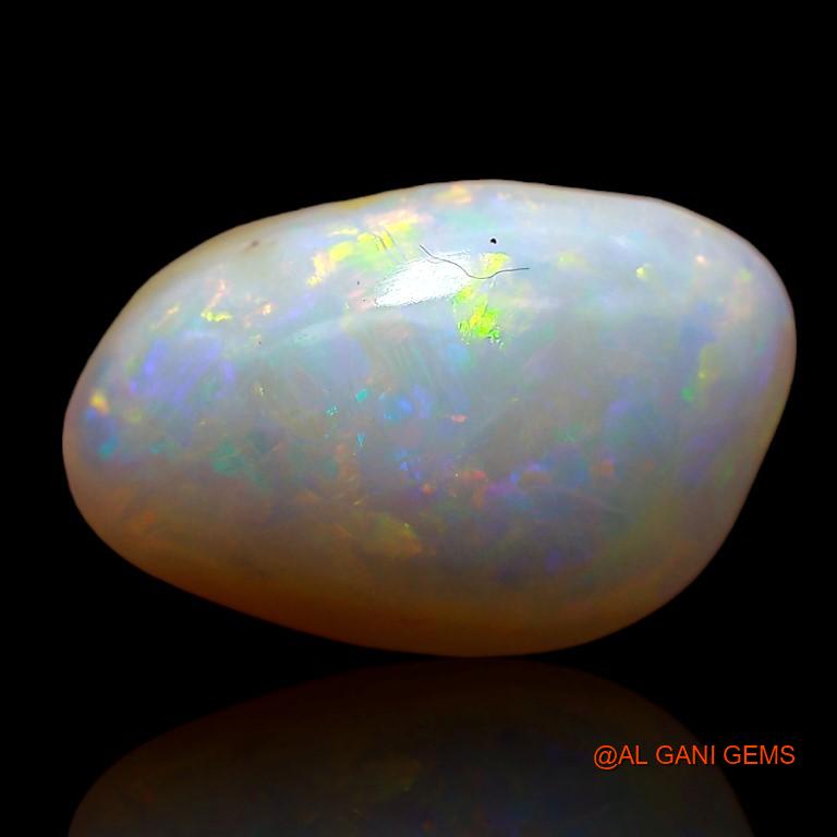 4.20 Cts Natural Australian Fire Opal Loose Gemstone Fancy Cabochon 14x9x5 mm A-779