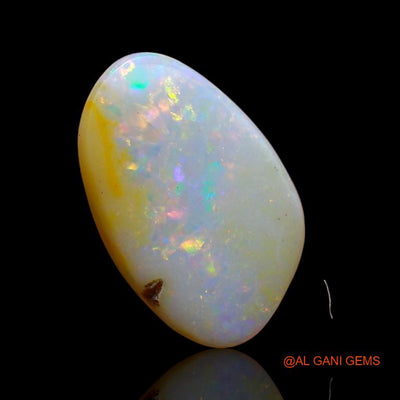 4.20 Cts Natural Australian Fire Opal Loose Gemstone Fancy Cabochon 14x9x5 mm A-779