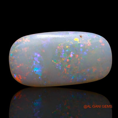 2.90 Cts Unheated Australian Fire Opal Loose Gemstone Oval Cabochon Natural 17x9x2 mm A-784