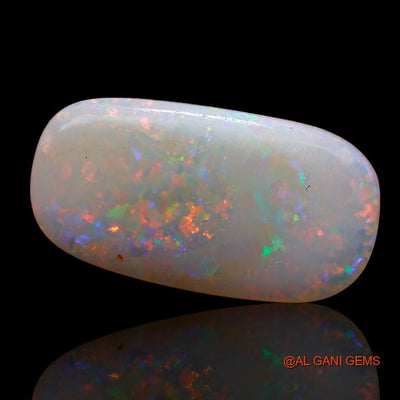 2.90 Cts Unheated Australian Fire Opal Loose Gemstone Oval Cabochon Natural 17x9x2 mm A-784