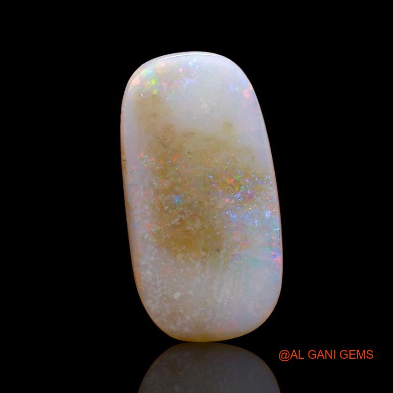 2.90 Cts Unheated Australian Fire Opal Loose Gemstone Oval Cabochon Natural 17x9x2 mm A-784