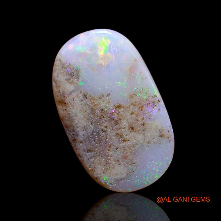 3.40 Cts Natural Australian Fire Opal Oval Cabochon Loose Gemstone For Jewelry 14x8x3 mm A-788