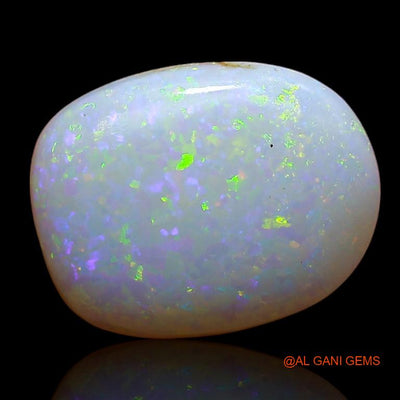 Natural Untreated Fire Opal Loose Gemstone Oval Cabochon From Australia 3.15 Cts 12x9x4 mm A-789