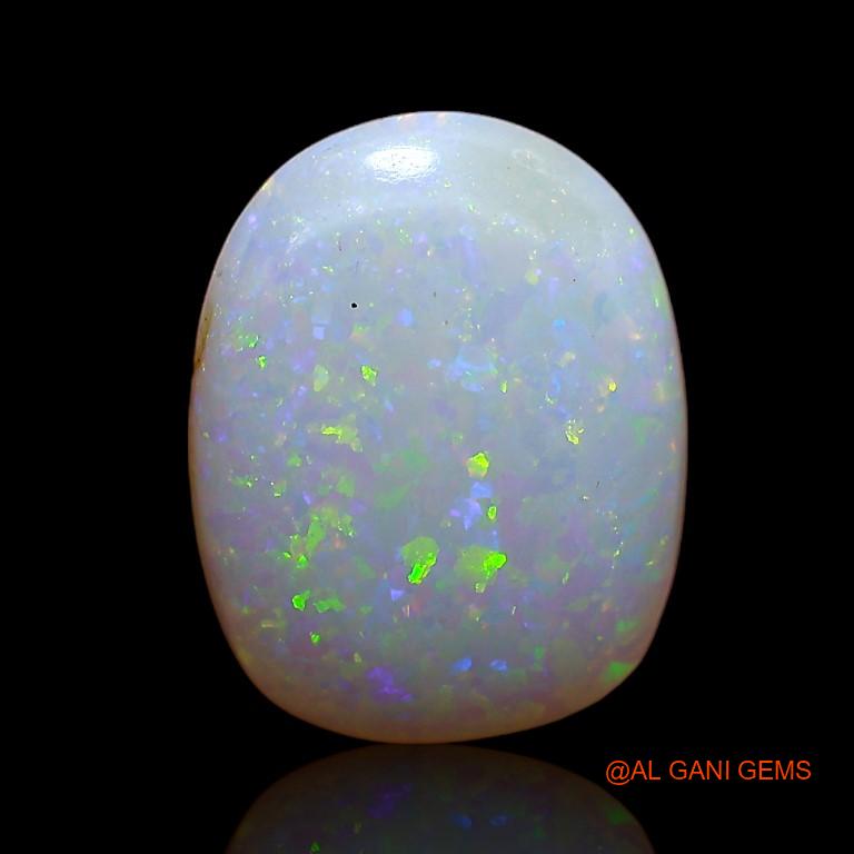 Natural Untreated Fire Opal Loose Gemstone Oval Cabochon From Australia 3.15 Cts 12x9x4 mm A-789