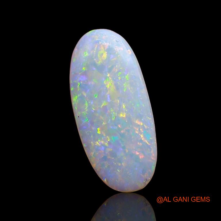 2.15 Cts Natural Australian Fire Opal Loose Gemstone Oval Cabochon 16x7x2 mm A-790