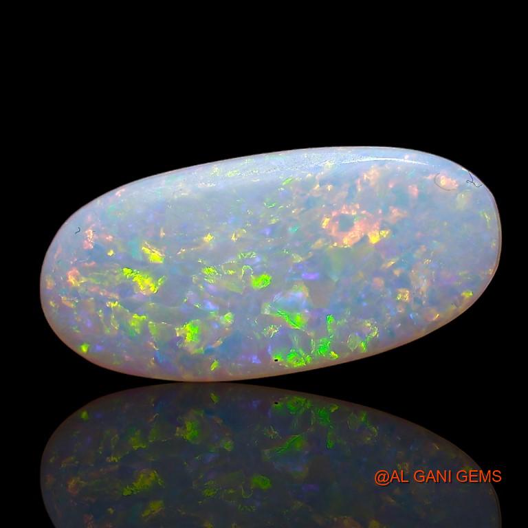 2.15 Cts Natural Australian Fire Opal Loose Gemstone Oval Cabochon 16x7x2 mm A-790