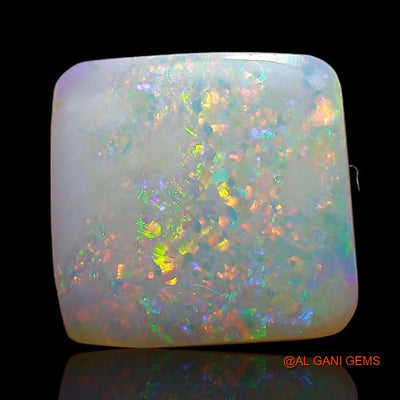 Natural Untreated Fire Opal Loose Gemstone Square Cabochon From Australia 2.95 Cts 11x10x3 mm A-791