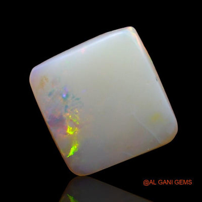Natural Untreated Fire Opal Loose Gemstone Square Cabochon From Australia 2.95 Cts 11x10x3 mm A-791