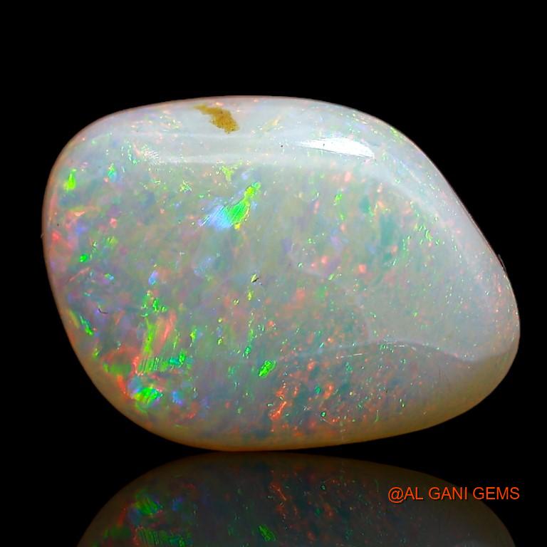 Natural Untreated Fire Opal Loose Gemstone Fancy Cabochon From Australia 3.05 Cts 12x8x4 mm A-792