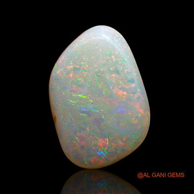 Natural Untreated Fire Opal Loose Gemstone Fancy Cabochon From Australia 3.05 Cts 12x8x4 mm A-792