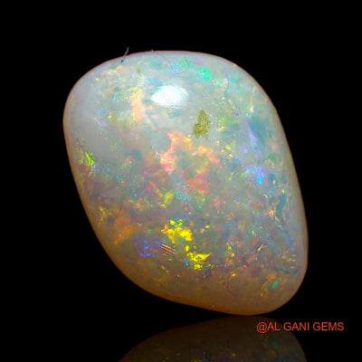 Natural Untreated Fire Opal Loose Gemstone Fancy Cabochon From Australia 3.05 Cts 12x8x4 mm A-792