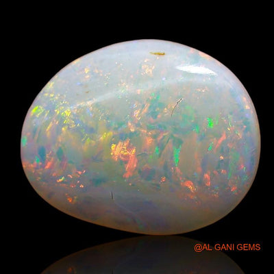 2.45 Cts Unheated Australian Fire Opal Loose Gemstone Fancy Cabochon Natural 13x10x2 mm A-793