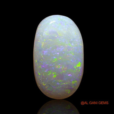 2.40 Cts Unheated Australian Fire Opal Loose Gemstone Oval Cabochon Natural 13x7x3 mm A-798