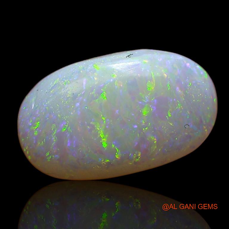 2.40 Cts Unheated Australian Fire Opal Loose Gemstone Oval Cabochon Natural 13x7x3 mm A-798