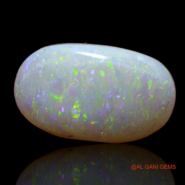 2.40 Cts Unheated Australian Fire Opal Loose Gemstone Oval Cabochon Natural 13x7x3 mm A-798