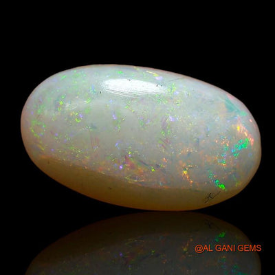 Natural Untreated Fire Opal Loose Gemstone Oval Cabochon From Australia 3.00 Cts 14x8x3 mm A-799