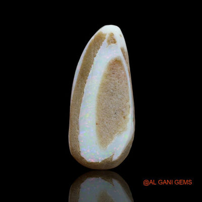 16.90 Cts Natural Australian Fire Opal Loose Gemstone Fancy Cabochon 31x14x7 mm A-79