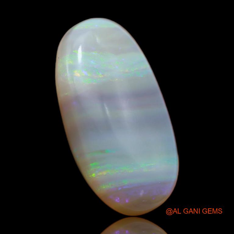8.55 Cts Unheated Australian Fire Opal Loose Gemstone Fancy Cabochon Natural 19x10x6 mm A-7