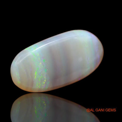 8.55 Cts Unheated Australian Fire Opal Loose Gemstone Fancy Cabochon Natural 19x10x6 mm A-7