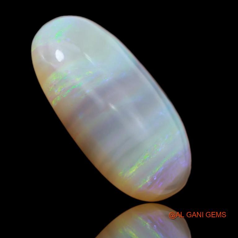 8.55 Cts Unheated Australian Fire Opal Loose Gemstone Fancy Cabochon Natural 19x10x6 mm A-7