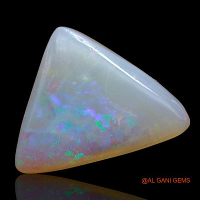 Natural Fire Opal Gemstone 4.20 Cts Loose Trillion Cabochon From Australia 17x13x3 mm A-802