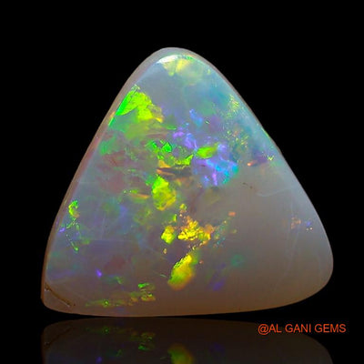 Natural Untreated Fire Opal Loose Gemstone Trillion Cabochon From Australia 3.30 Cts 13x11x4 mm A-804