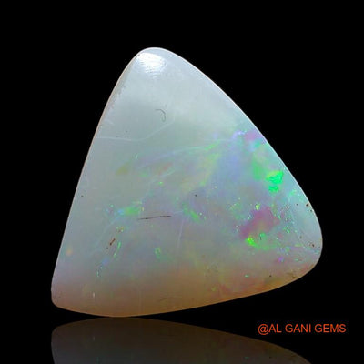 Natural Untreated Fire Opal Loose Gemstone Trillion Cabochon From Australia 3.30 Cts 13x11x4 mm A-804