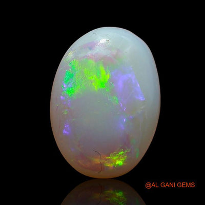 Natural Fire Opal Gemstone 5.80 Cts Loose Oval Cabochon From Australia 15x11x4 mm A-805
