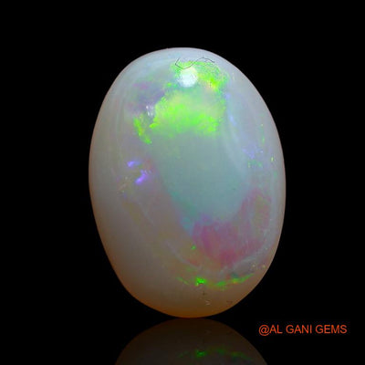 Natural Fire Opal Gemstone 5.80 Cts Loose Oval Cabochon From Australia 15x11x4 mm A-805