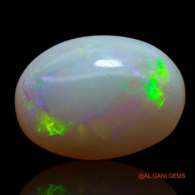 Natural Fire Opal Gemstone 5.80 Cts Loose Oval Cabochon From Australia 15x11x4 mm A-805