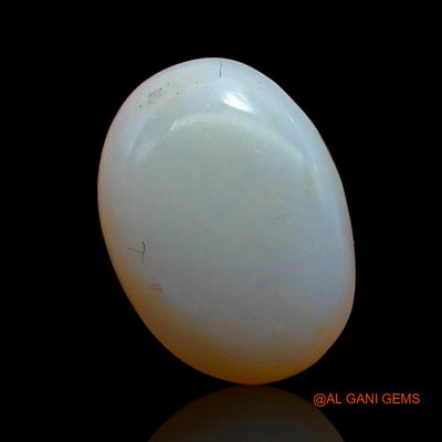 Natural Fire Opal Gemstone 5.80 Cts Loose Oval Cabochon From Australia 15x11x4 mm A-805