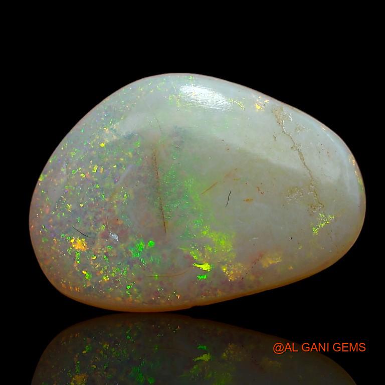 5.60 Cts Natural Australian Fire Opal Fancy Cabochon Loose Gemstone For Jewelry 16x11x4 mm A-806