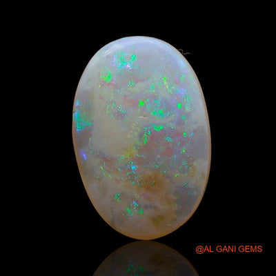 3.65 Cts Natural Australian Fire Opal Loose Gemstone Oval Cabochon 15x10x3 mm A-807