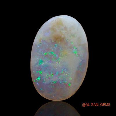 3.65 Cts Natural Australian Fire Opal Loose Gemstone Oval Cabochon 15x10x3 mm A-807