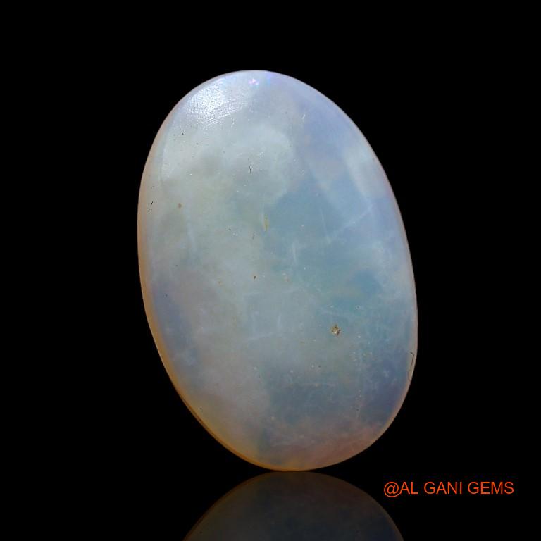 3.65 Cts Natural Australian Fire Opal Loose Gemstone Oval Cabochon 15x10x3 mm A-807