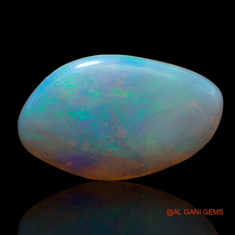 4.30 Cts Natural Australian Fire Opal Loose Gemstone Fancy Cabochon 19x11x3 mm A-808