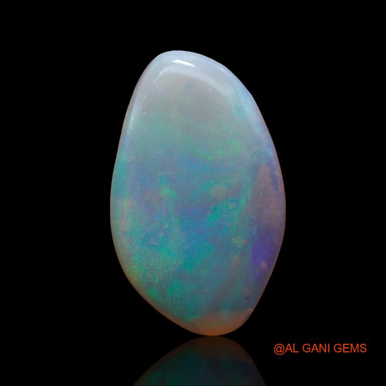 4.30 Cts Natural Australian Fire Opal Loose Gemstone Fancy Cabochon 19x11x3 mm A-808
